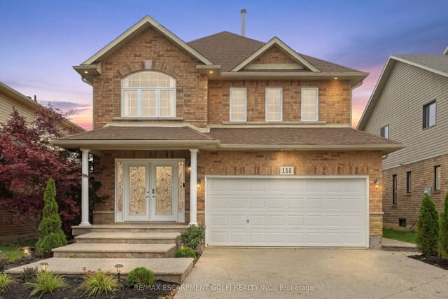 Detached at 115 Bocelli Crescent, Hamilton, ON L0R 1P0
