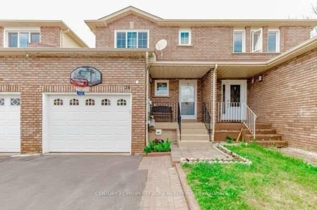 Att/Row/Townhouse at 34 Tulip Drive, Brampton, ON L6Y 3V9