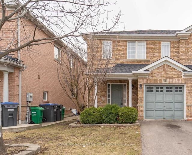 Semi-Detached at 38 Trumpet Valley Boulevard, Brampton, ON L7A 3N8