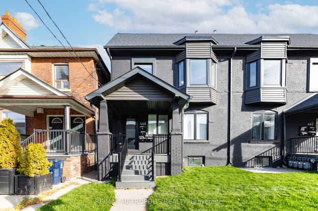 Fourplex at 449 Lansdowne Avenue, Toronto, ON M6H 3Y2, Toronto C01