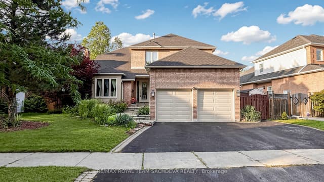 Detached at 36 Kennett Drive, Whitby, ON L1P 1L5