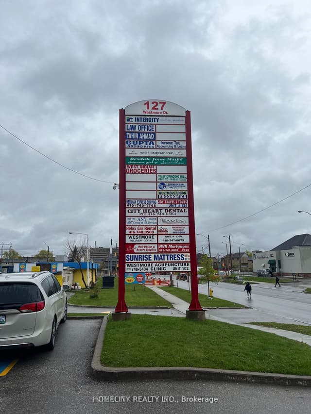 Commercial Retail at 127 Westmore Drive 114, Toronto, ON M9V 3Y6, Toronto W10