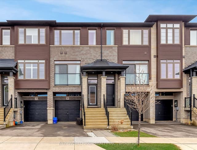 Att/Row/Townhouse at 9 Soho Street, Hamilton, ON L8J 0L5