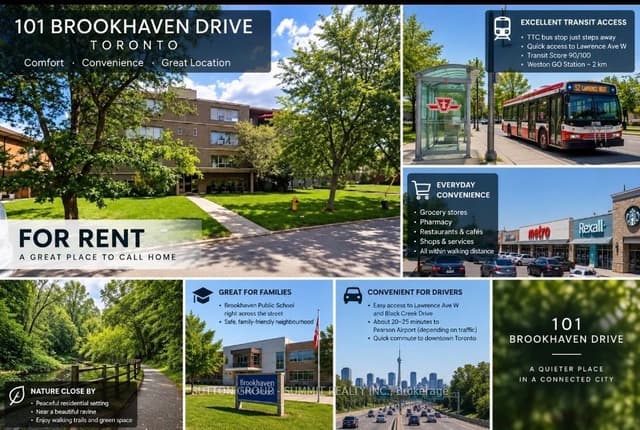 Common Element Condo at 101 BROOKHAVEN Drive 305, Toronto, ON M6M 4P1, Toronto W04