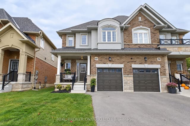 Semi-Detached at 60 Starling Drive, Hamilton, ON L9A 0C5