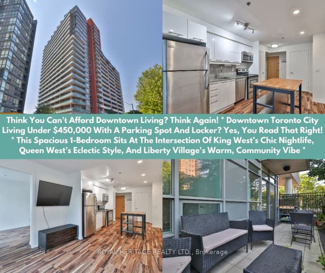 Condo Apartment at 38 Joe Shuster Way 104, Toronto, ON M6K 0A5, Toronto W01