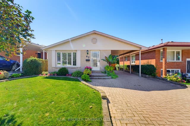 Detached at 42 Parker Drive, Cambridge, ON N1R 7S2
