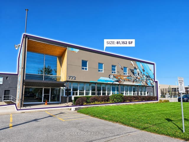 Industrial at 772 Warden Avenue, Toronto, ON M1L 4T7, Toronto E04
