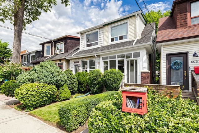 Semi-Detached at 605 Rhodes Avenue, Toronto, ON M4J 4X5, Toronto E01