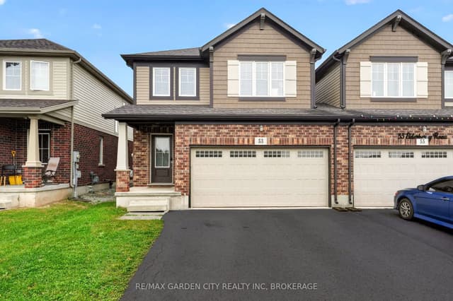 Semi-Detached at 53 Elderberry Road, Thorold, ON L2V 0E7