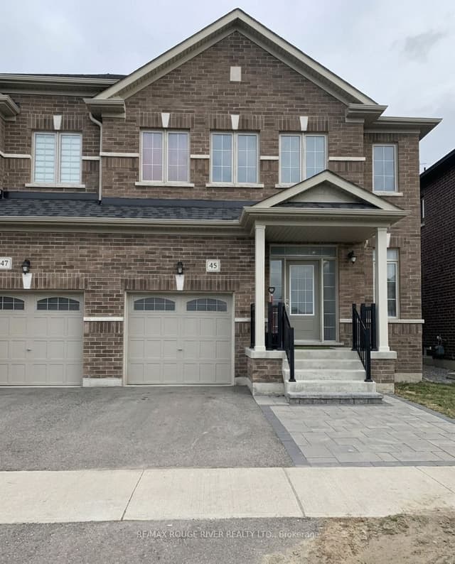 Semi-Detached at 45 Rich Crescent, Whitby, ON L1P 1V8