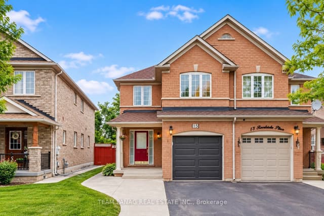 Semi-Detached at 15 Revelstoke Place, Brampton, ON L6R 3G3