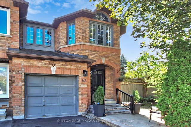 Att/Row/Townhouse at 63 Mistleflower Court, Richmond Hill, ON L4E 3T9