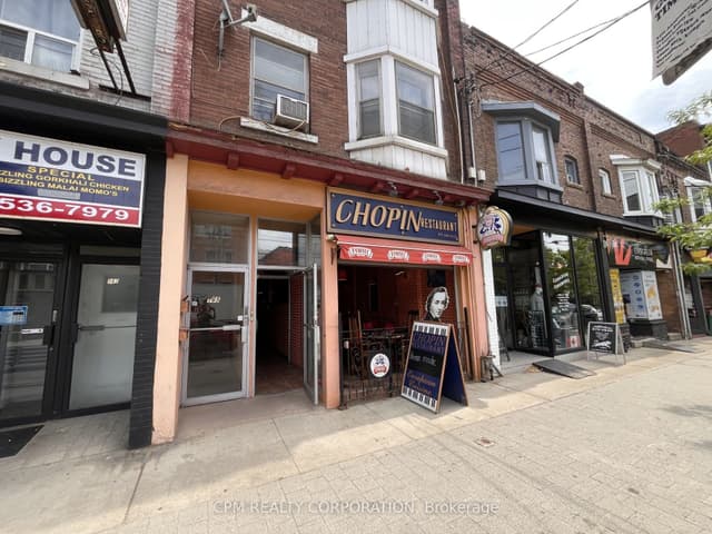 Commercial Retail at 165 Roncesvalles Avenue, Toronto, ON M6R 2L3, Toronto W01