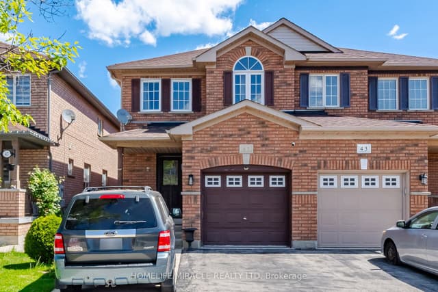 Semi-Detached at 45 Ridgefield Court, Brampton, ON L6P 1B4