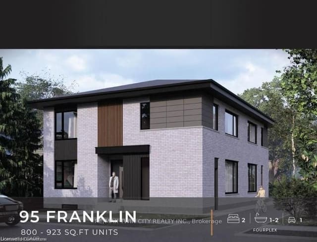 Fourplex at 95 Franklin Street N, Kitchener, ON N2A 1Y1