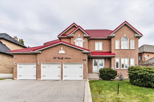 Detached at 581 Wycliffe Avenue, Vaughan, ON L4L 8S8