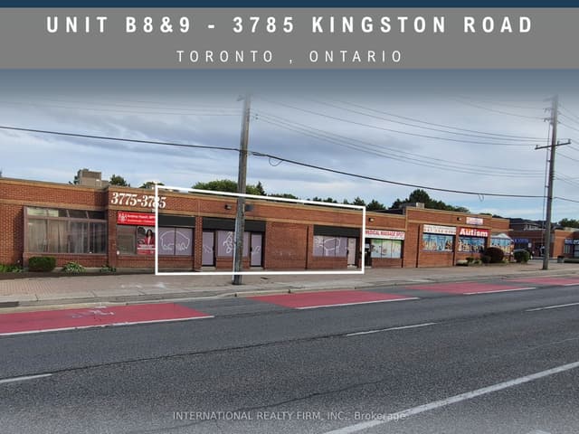 Commercial Retail at 3785 Kingston Road 8-9, Toronto, ON M1J 3H4, Toronto E08
