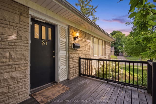 Detached at 87 Radford Street, Hamilton, ON L8S 3E5