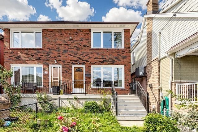 Semi-Detached at 198 A Boon Avenue, Toronto, ON M6E 3Z8, Toronto W03
