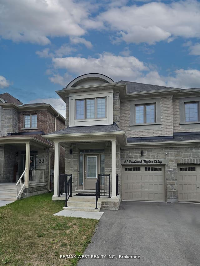 Semi-Detached at 31 Frederick Taylor Way, East Gwillimbury, ON L0G 1M0
