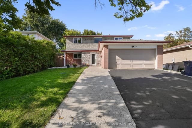 Detached at 70 Cockburn Drive, Toronto, ON M1C 2T2, Toronto E10