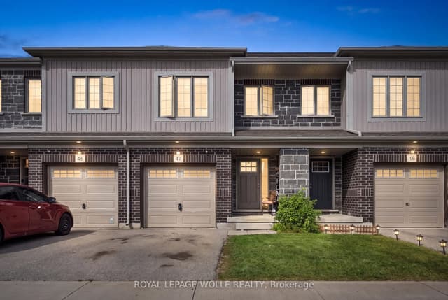 Att/Row/Townhouse at 135 Hardcastle Drive 47, Cambridge, ON N1S 0B6