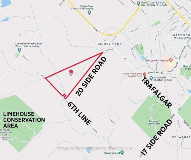 Vacant Land at 20 Side Road, Halton Hills, ON L7G 4S4