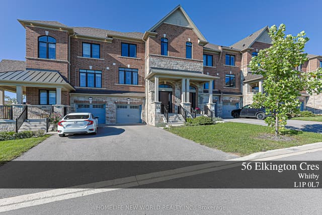 Att/Row/Townhouse at 56 Elkington Crescent, Whitby, ON L1P 0L7