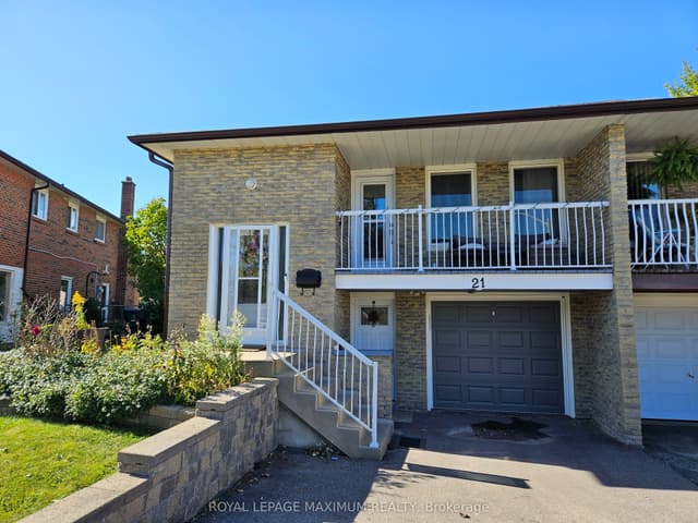 Detached at 21 Darnborough Way, Toronto, ON M1W 2G2, Toronto E05