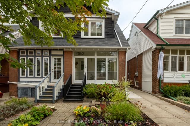 Semi-Detached at 550 Milverton Boulevard, Toronto, ON M4C 1X5, Toronto E03