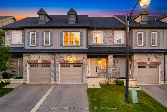 Att/Row/Townhouse at 26 Dayman Drive, Hamilton, ON L9K 0J9