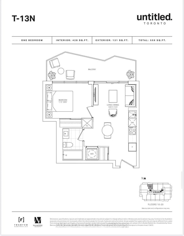 Condo Apartment at 120 Broadway Avenue 1813N, Toronto, ON M4P 0E9, Toronto C10