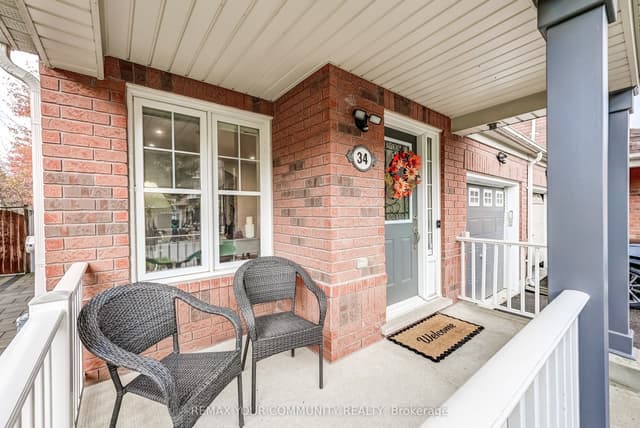 Att/Row/Townhouse at 34 Miltrose Crescent, Whitchurch-Stouffville, ON L4A 0P8