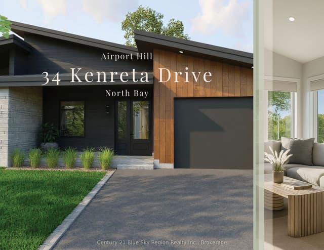 Semi-Detached at 34 Kenreta Drive, North Bay, ON P1C 0A5