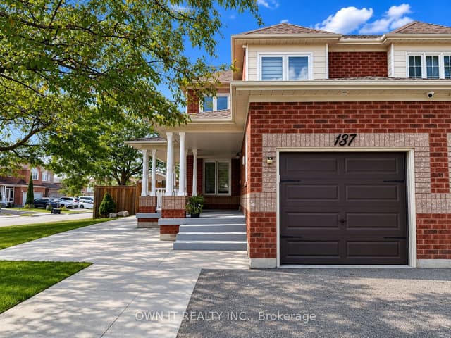 Semi-Detached at 137 Prairie Rose Circle, Brampton, ON L6R 1R5